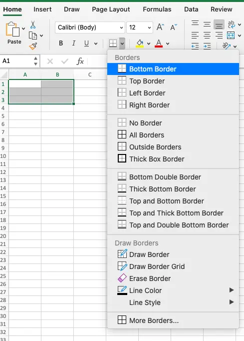 how-to-change-excel-cell-border-background-color-and-cell-text-font-size-and-color-1